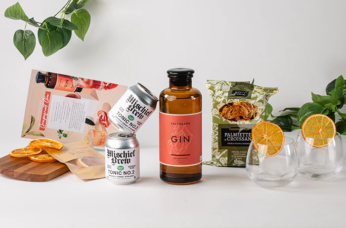 Saltbeard Grapefruit Gift Box + Stemless Gin Glasses