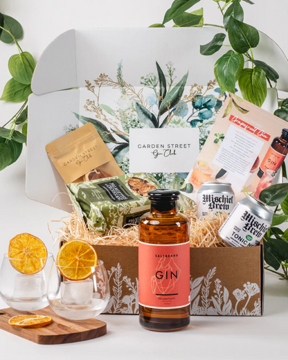 Saltbeard Grapefruit Gift Box + Stemless Gin Glasses