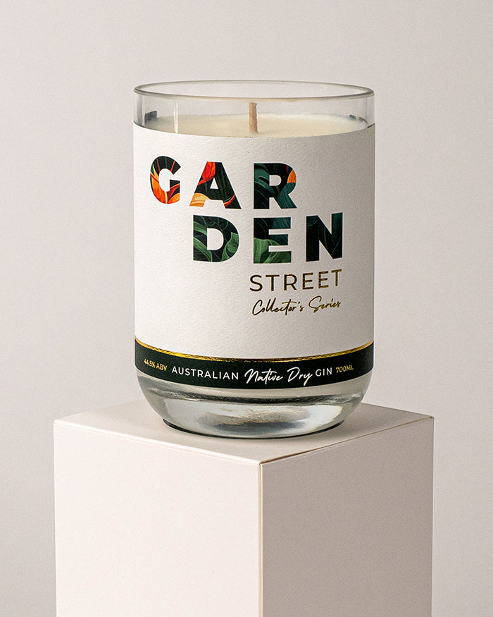 BoozyCandlez Garden Street Edition One Gin Candle