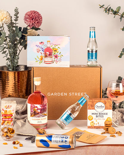 September Gin Gift Box + Stemmed Gin Glasses