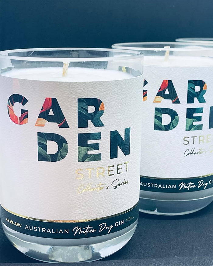 BoozyCandlez Garden Street Edition One Gin Candle