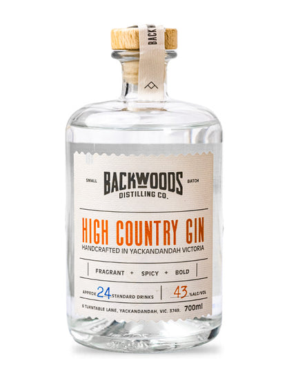 Backwoods High Country Gin (700ml)