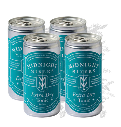 Midnight Mixers Extra Dry Tonic (4x200ml)