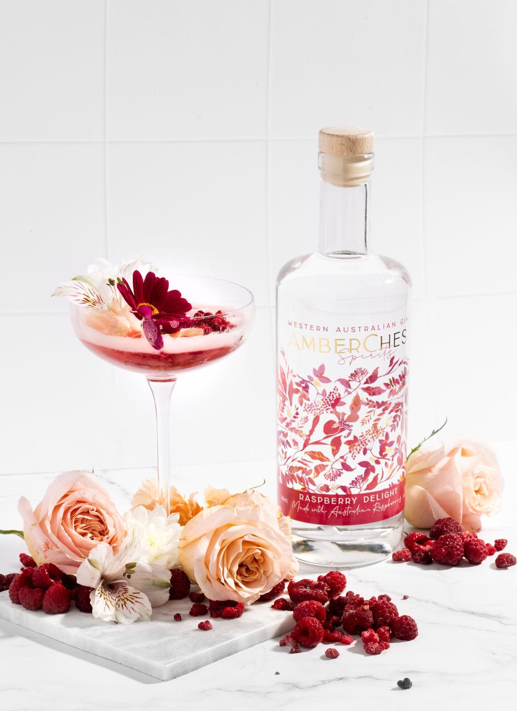 AmberChes Raspberry Gin (700ml)