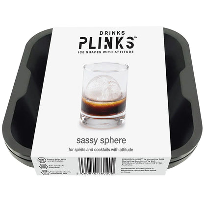 Drinks Plinks Sassy Sphere Ice Block Tray